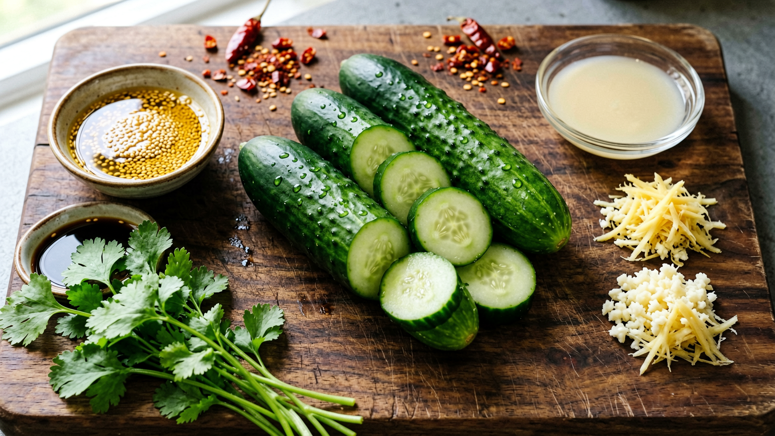 Crispy & Refreshing Asian Cucumber Salad Recipe - Quick & Easy!