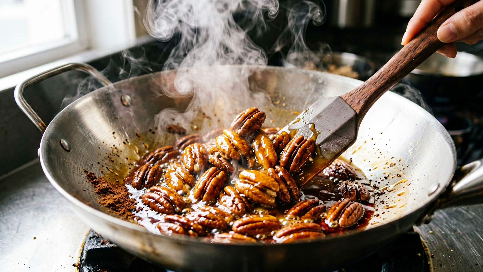Easy Candied Pecans Recipe: Sweet & Salty Snack Perfection!