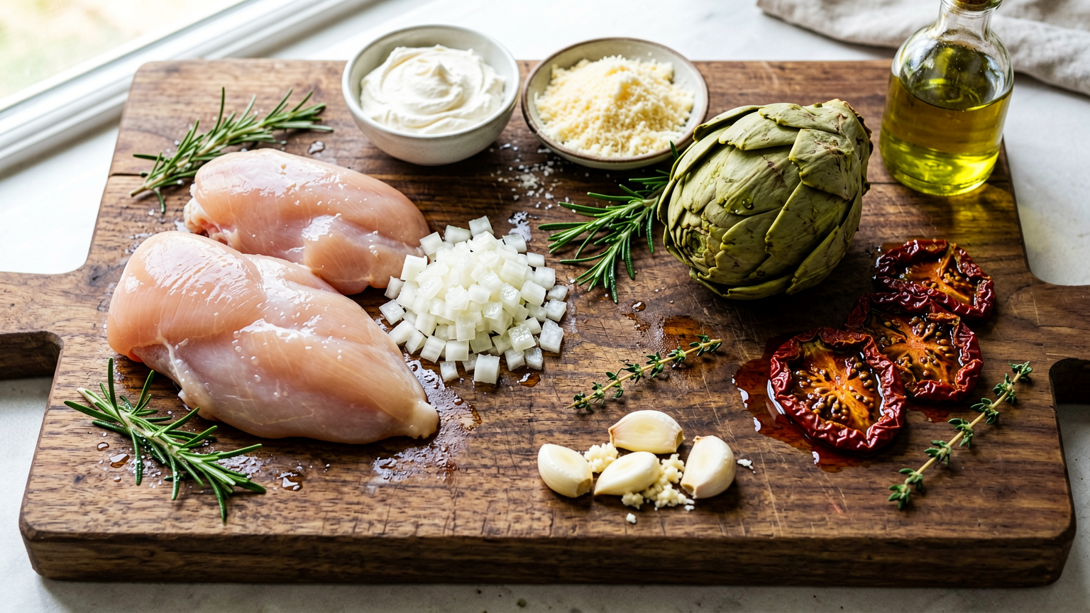Creamy Tuscan Chicken with Artichokes: A Flavorful One-Pan Dinner
