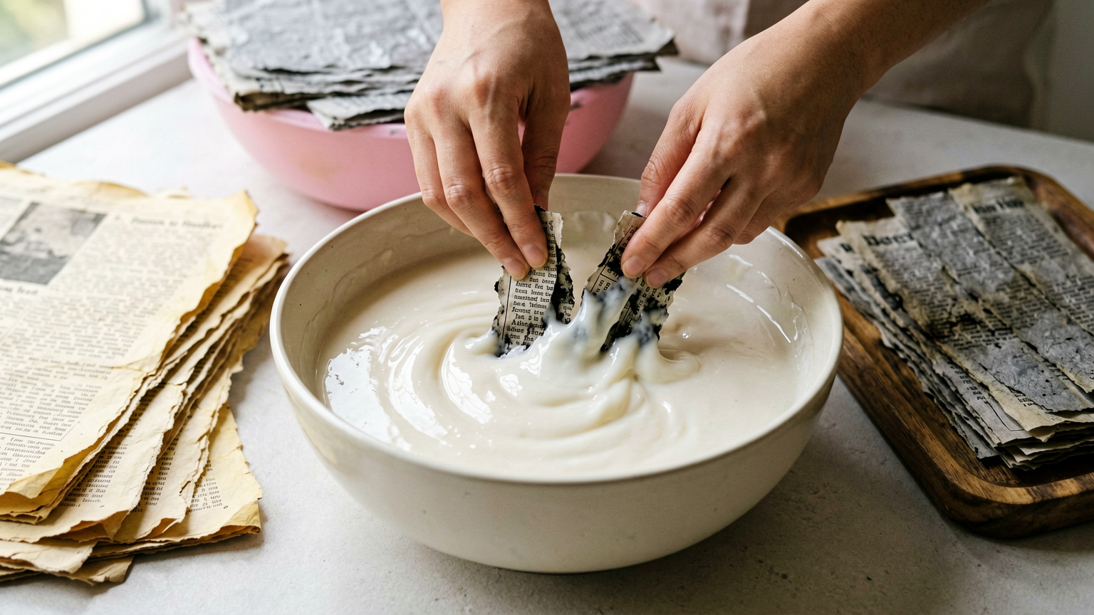 Easy & Fun Paper Mache Recipe: Craft Stunning Projects with Household Items!