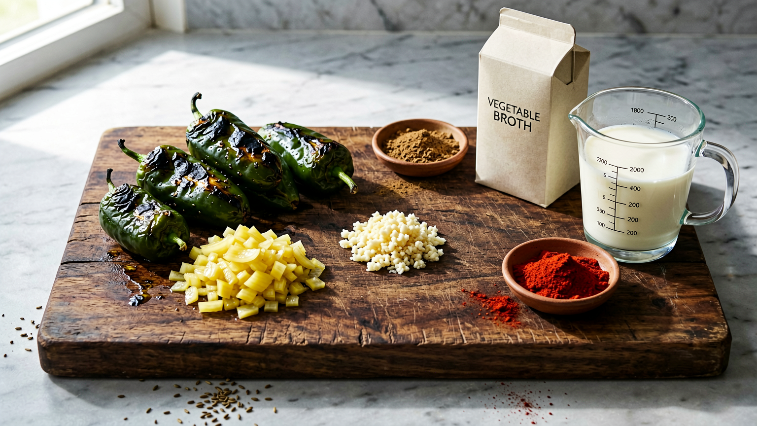 Roasted Poblano Pepper Soup: A Creamy & Smoky Delight