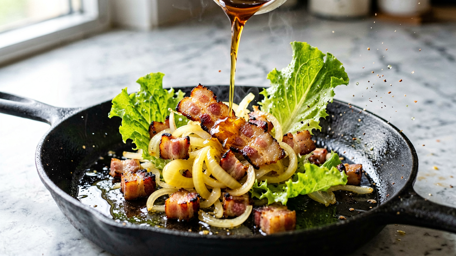 Warm Wilted Lettuce Salad: A Surprisingly Delicious Side Dish